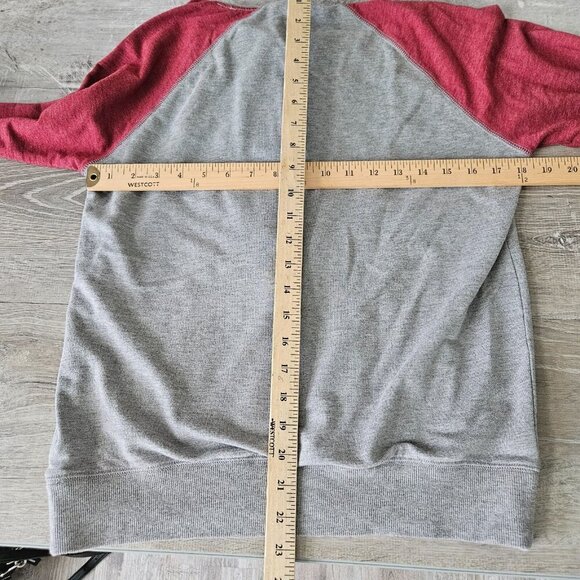 NFL Washington G-III Redskins Light Hoodie Women Sz L Gray Raglan Discontinued - Picture 10 of 13